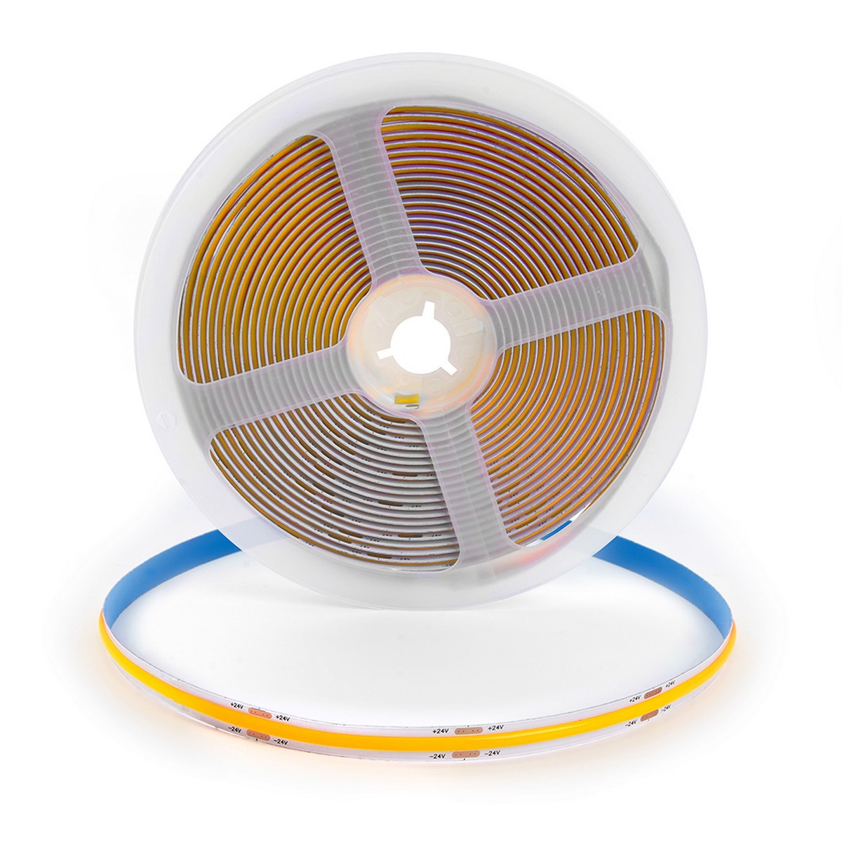 Лента светодиодная Feron LS530 COB 512SMD(2110)/м 12Вт/м 24V 6500К IP20 5 метров 48968