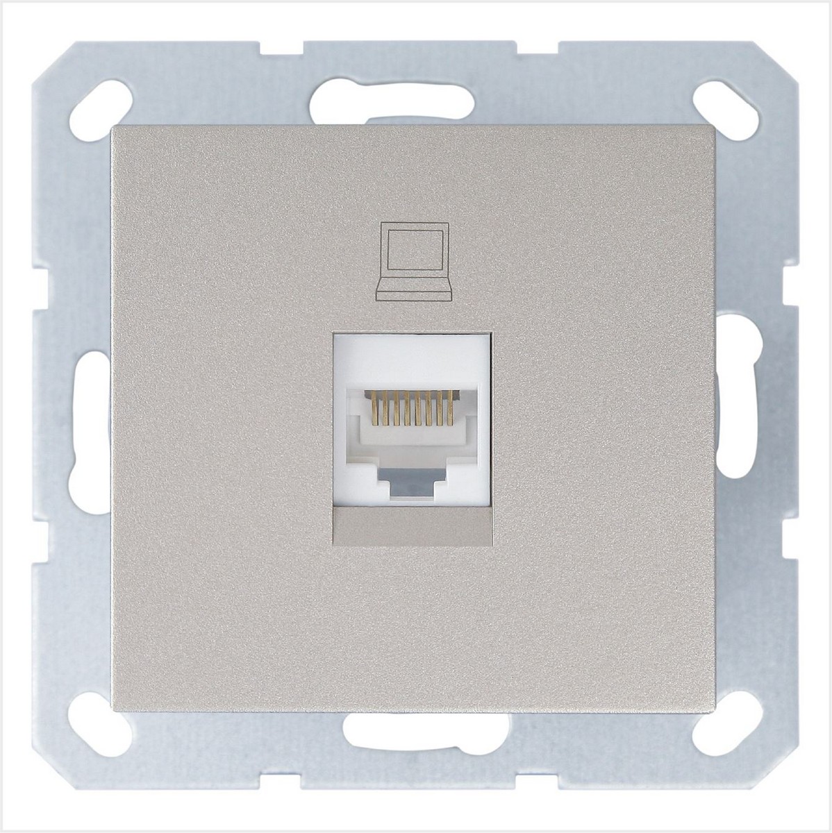 Интернет-розетка JASMART RJ45 шампань G6105CH