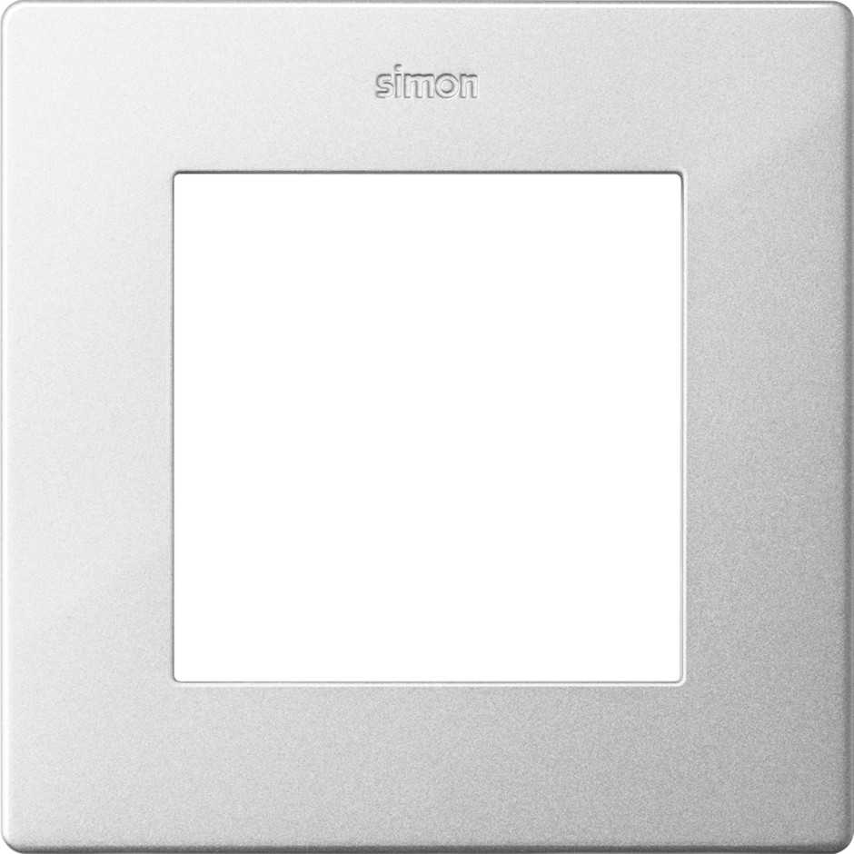 Рамка Simon 24 Алюминий 1-ая 2400610-033
