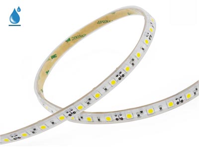 Светодиодная лента Eleganz LUX 2835 IP65 12V 9.6 Вт/м 120 Led/м Теплый белый 3000K в силиконе (цена за метр) EL-LS65-96WW