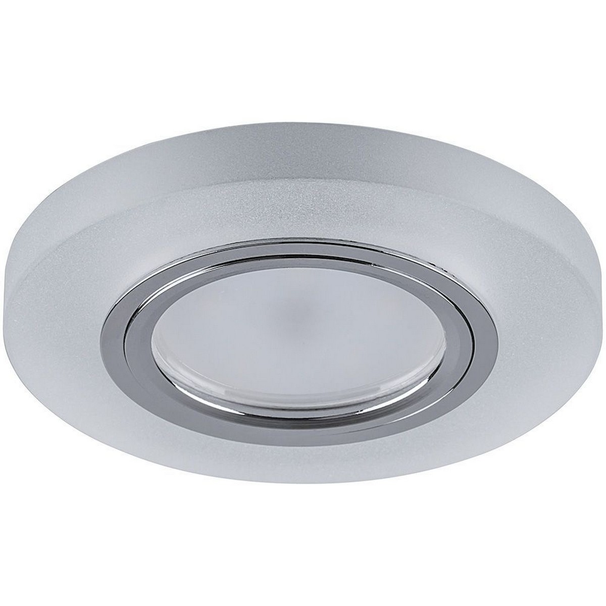 Светильник встраиваемый Feron CD8060 с LED подсветкой MR16 белый матовый 32570