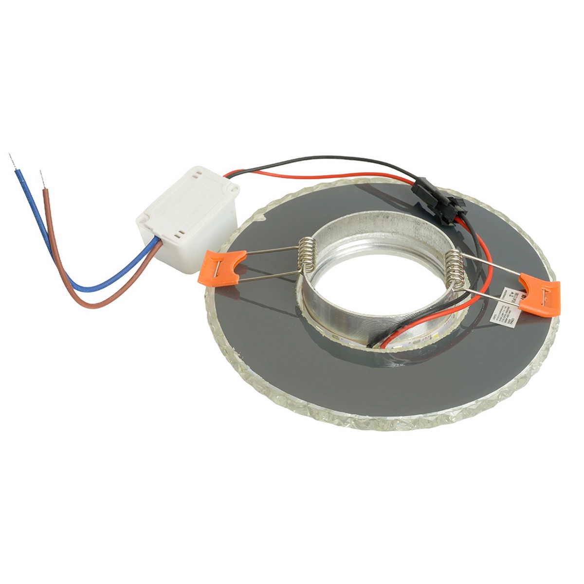 Светильник встраиваемый Feron CD942 с LED подсветкой MR16 прозрачный 32655