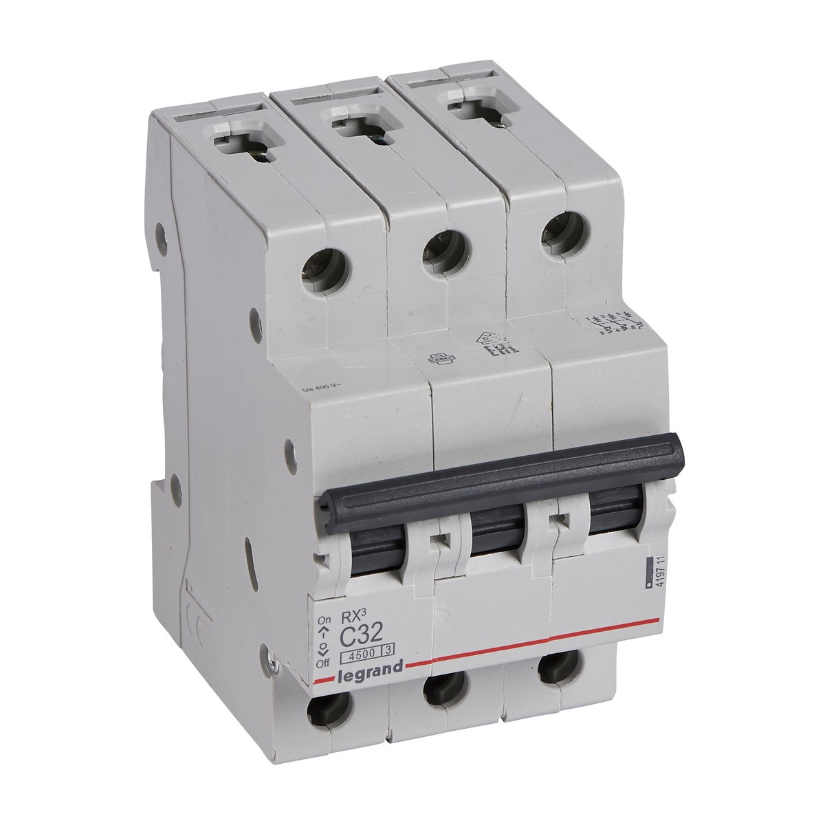 Автоматический выключатель Legrand RX3 3P 32A (С) 4,5kA 419711