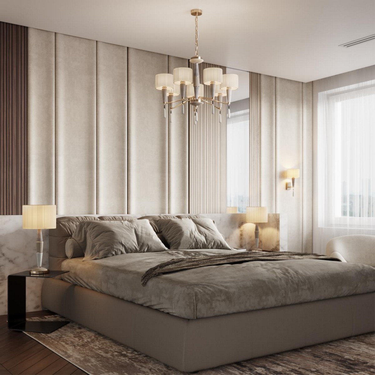 Люстра ODEON LIGHT 5403/7 Latte