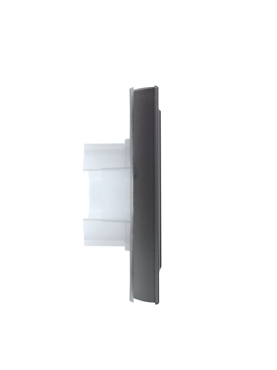 Рамка IEK BRITE 2-местная IP44 РУ-2-БрС-44 сталь BR-M22-44-K46