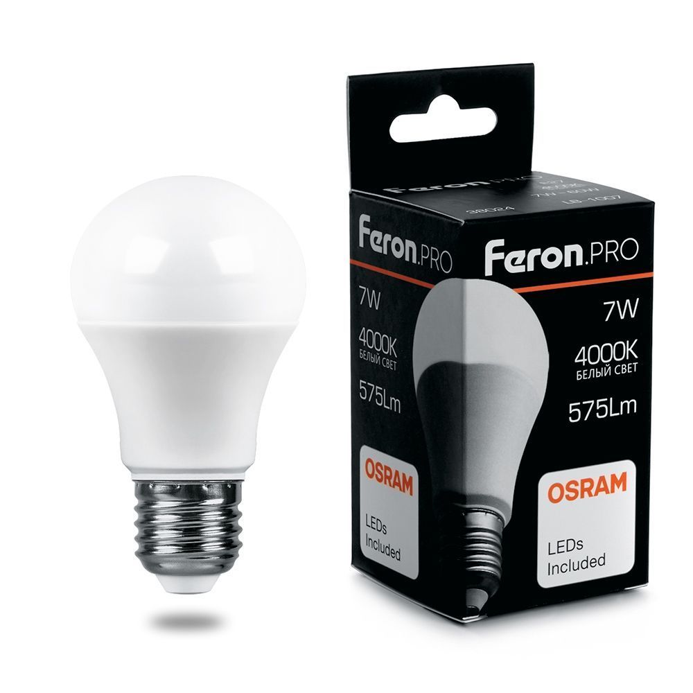 E27 Лампа светодиодная Feron.PRO LB-1013 Шар E27 13W 2700K OSRAM LED 38032 