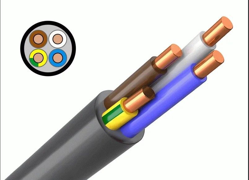 Кабель силовой ВВГ, ППГ, ВБШ жесткий Кабель силовой ВВГнг-LS(А) 4х1,5 ГОСТ Конкорд 