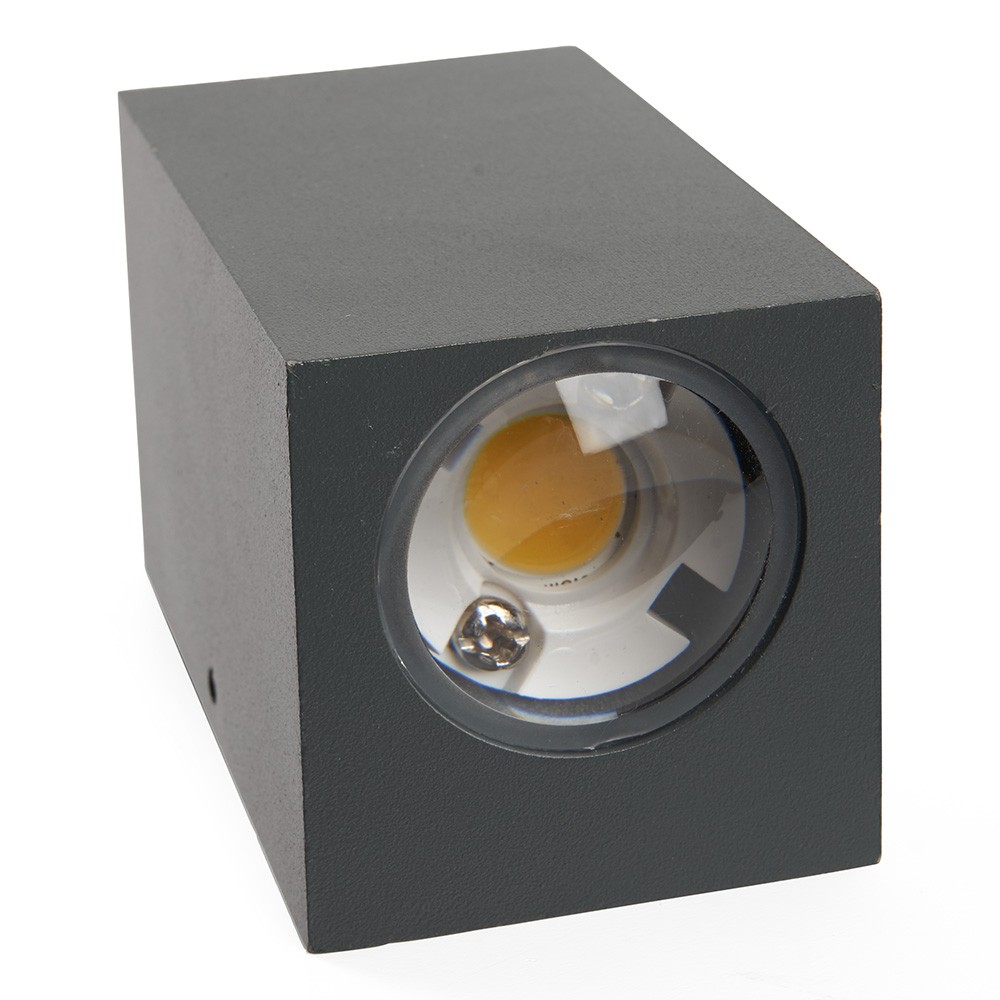 Светильник уличный светодиодный Feron DH055 2*5W 800Lm 3000K серый 48489