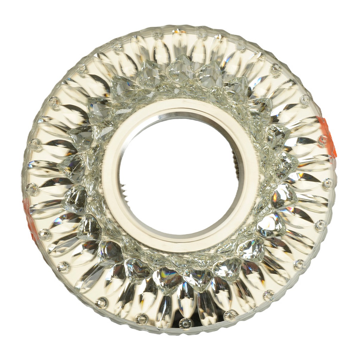 Светильник встраиваемый Feron CD942 с LED подсветкой MR16 прозрачный 32655