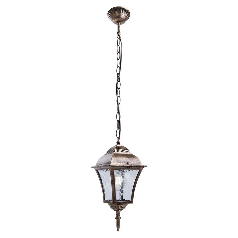 Светильник садово-парковый Feron PL615 на цепочке 60W E27 230V черное золото 11612