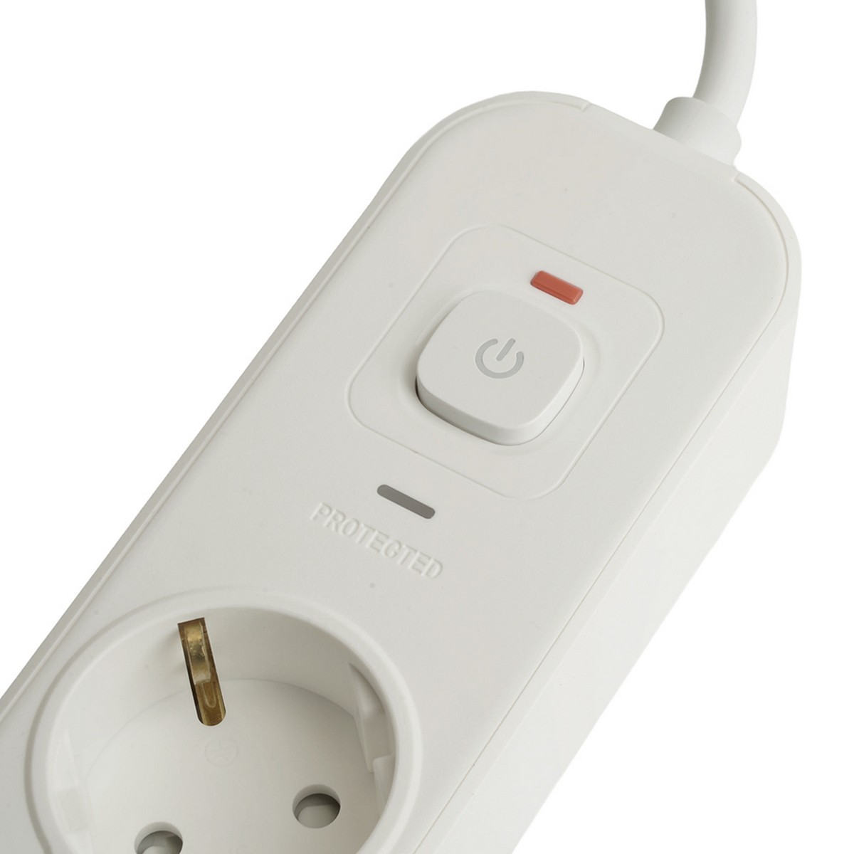Сетевой фильтр 5-местный с/з STEKKER 3x1мм2 5 м 250В 16А 2 USB-A+2 Type-C 3 серия Nova белый 50104