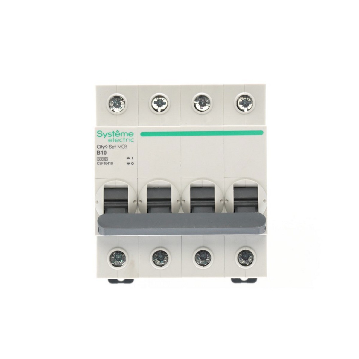 Автоматический выключатель Systeme Electric City9 Set (АВ) B 10А 4P 6kA C9F16410