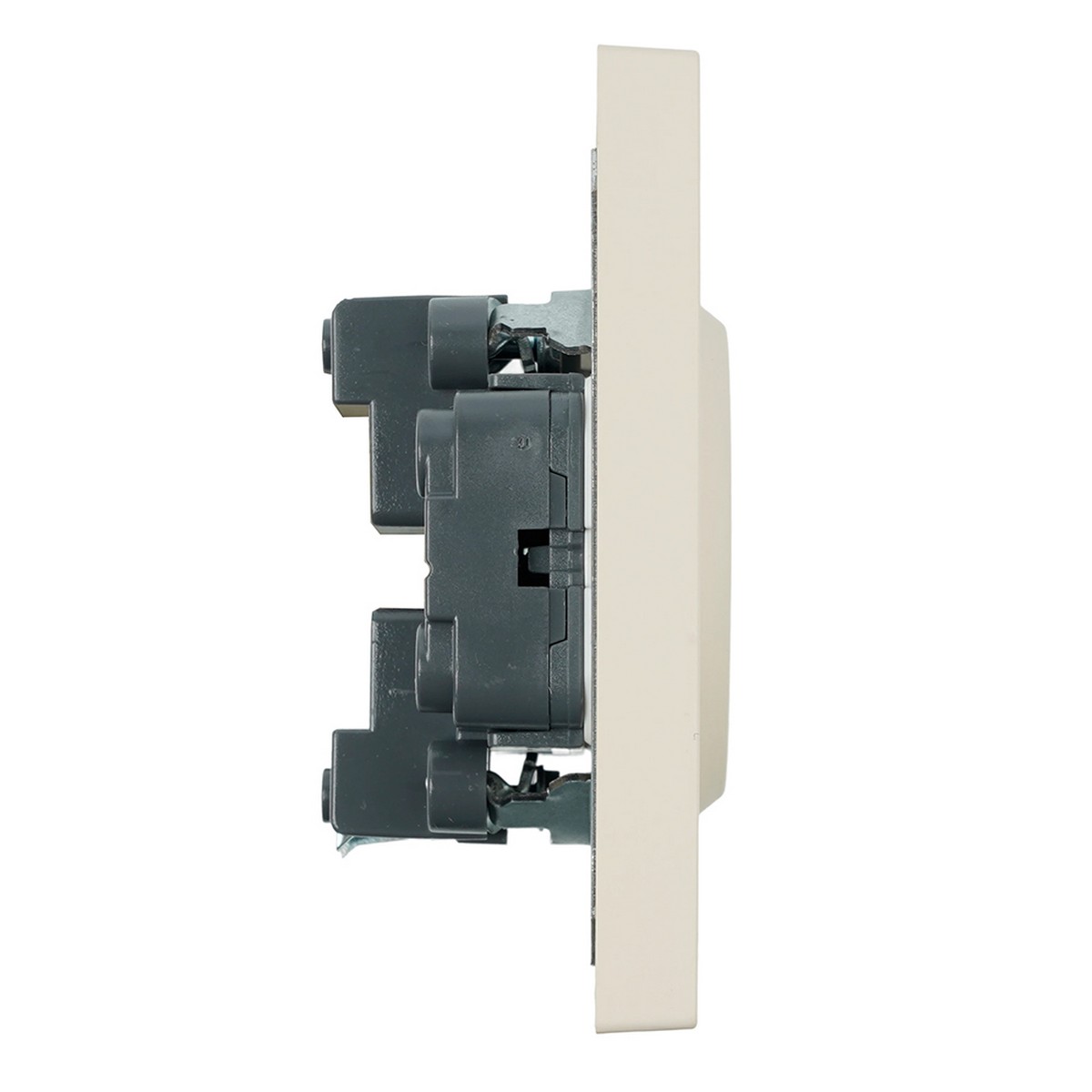 Розетка 2-ая с защитной шторкой б/з 16A STEKKER Эмили RST16-5116-08 кашемир soft touch 49903
