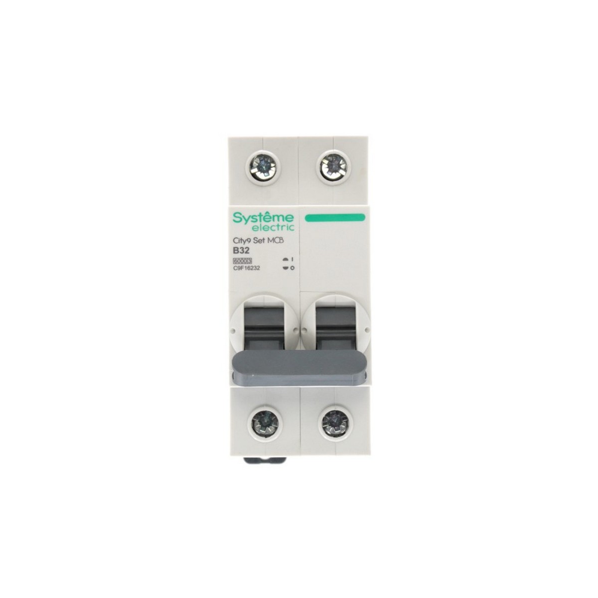 Автоматический выключатель Systeme Electric City9 Set (АВ) B 32А 2P 6kA C9F16232