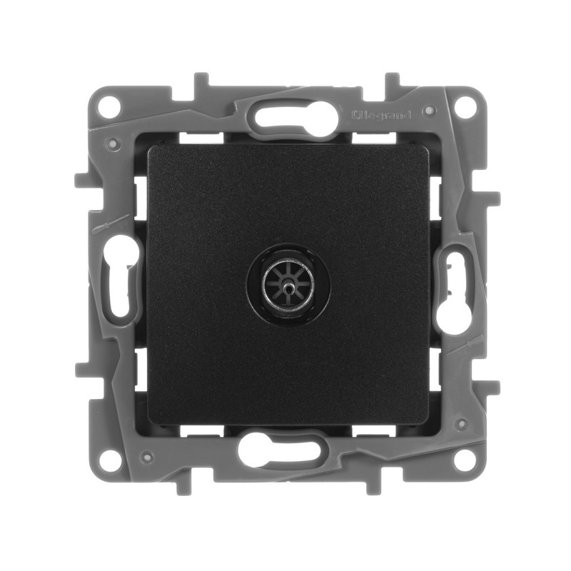 Розетка TV Legrand Etika антрацит Звезда 672651