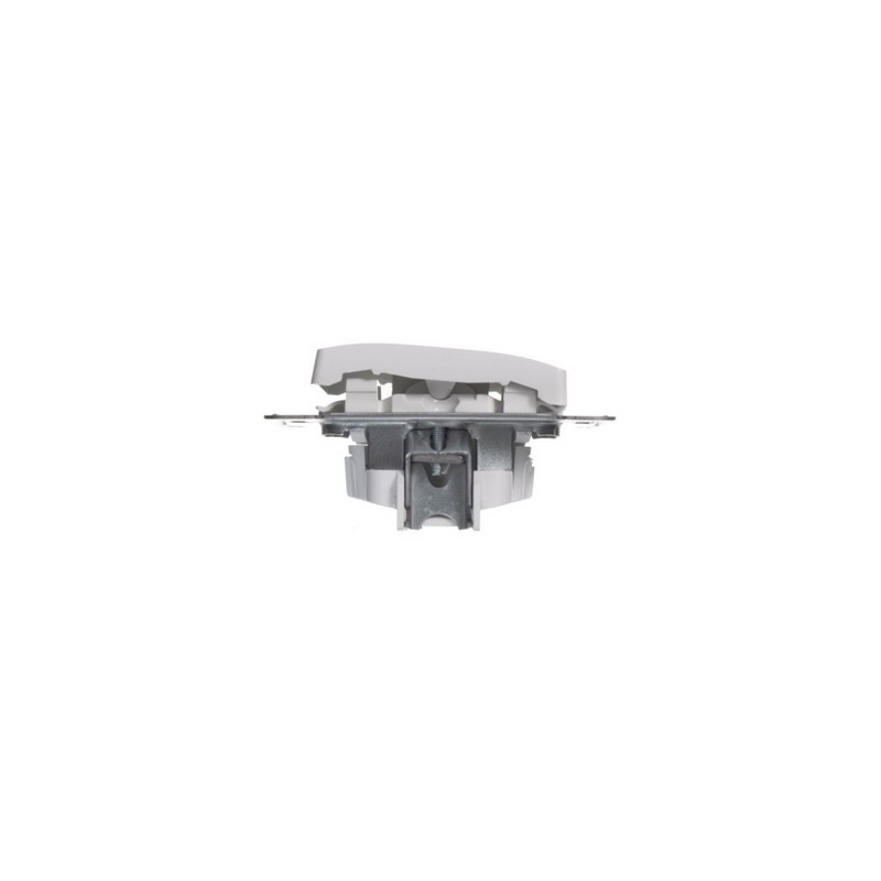 Переключатель Systeme Electric Glossa Белый 1-клавишный, сх.6 GSL000161