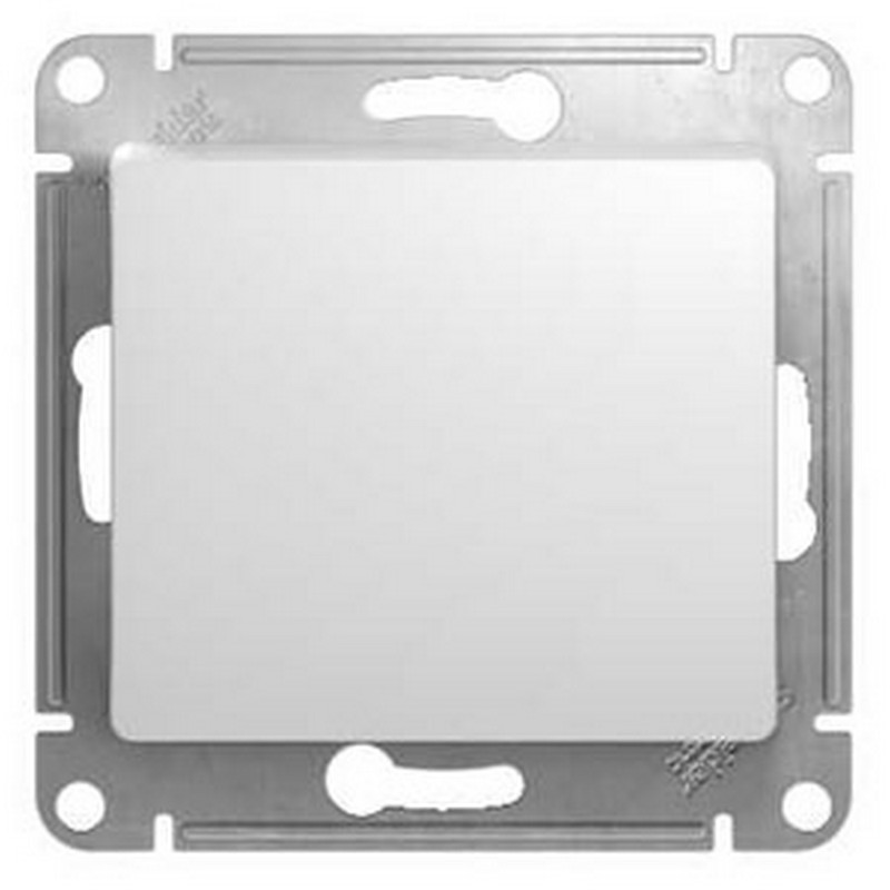 Переключатель Systeme Electric Glossa Белый 1-клавишный, сх.6 GSL000161