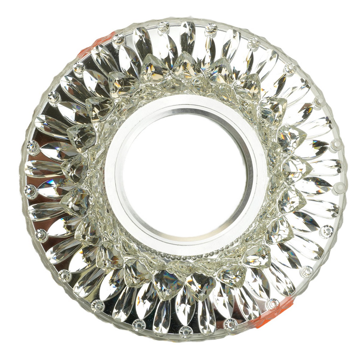 Светильник встраиваемый Feron CD942 с LED подсветкой MR16 прозрачный 32655
