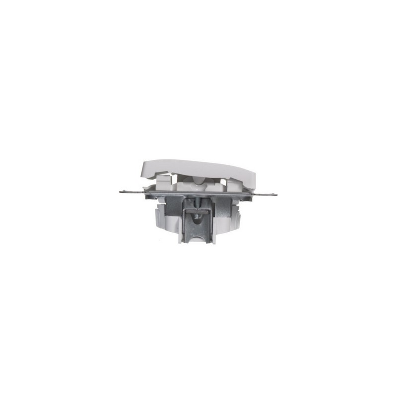 Переключатель Systeme Electric Glossa Белый 1-клавишный, сх.6 GSL000161