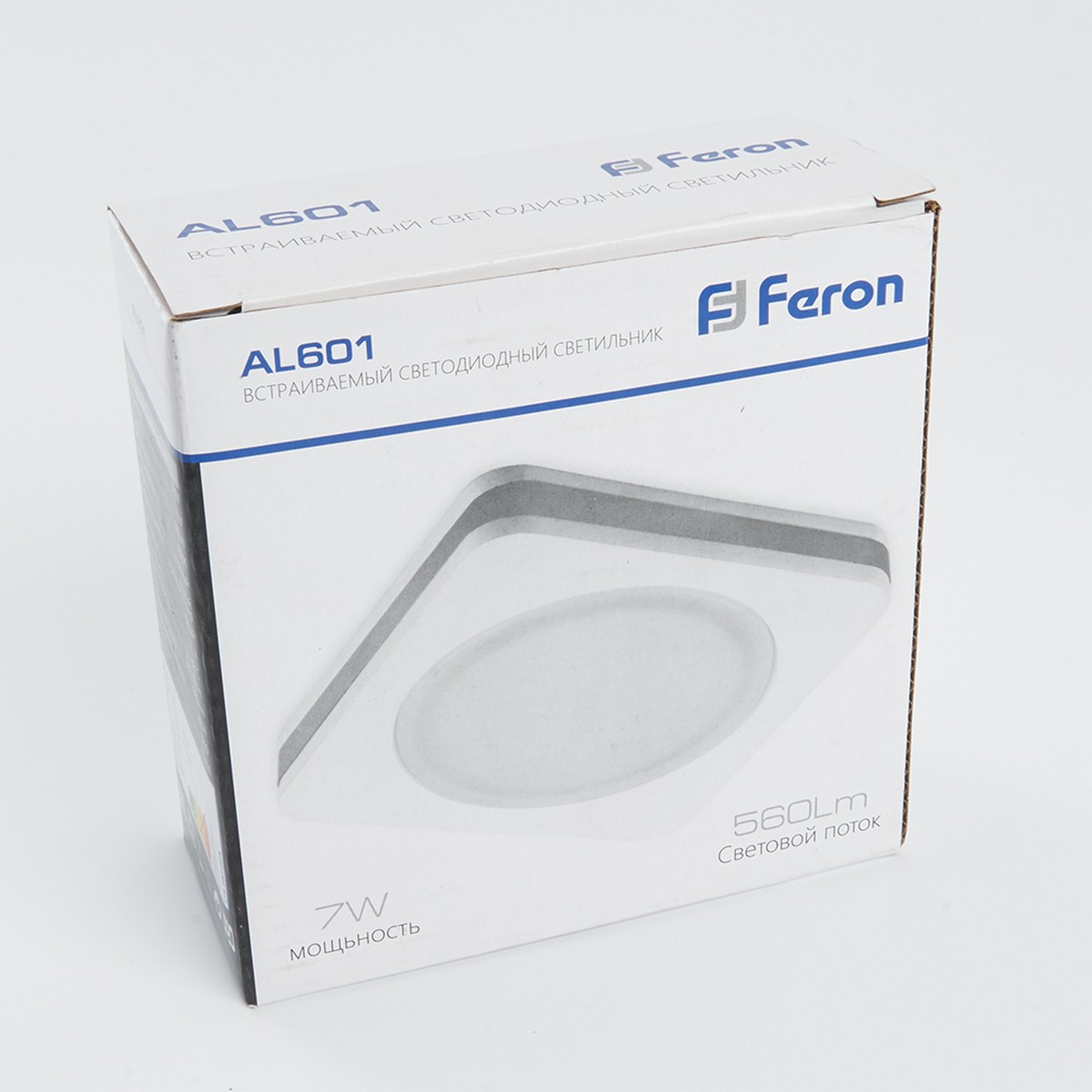 Светодиодный светильник Feron AL601 встраиваемый 7W 4000K белый 28906