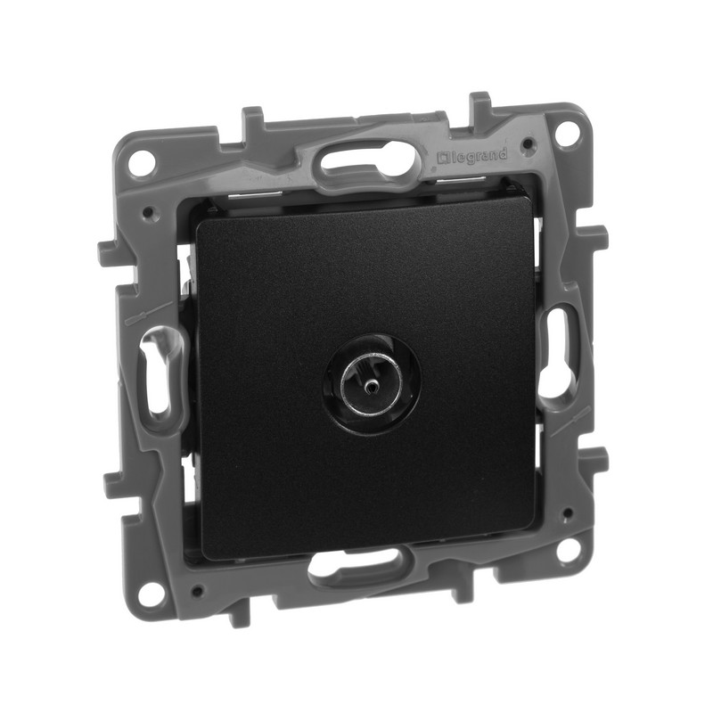Розетка TV Legrand Etika антрацит Звезда 672651