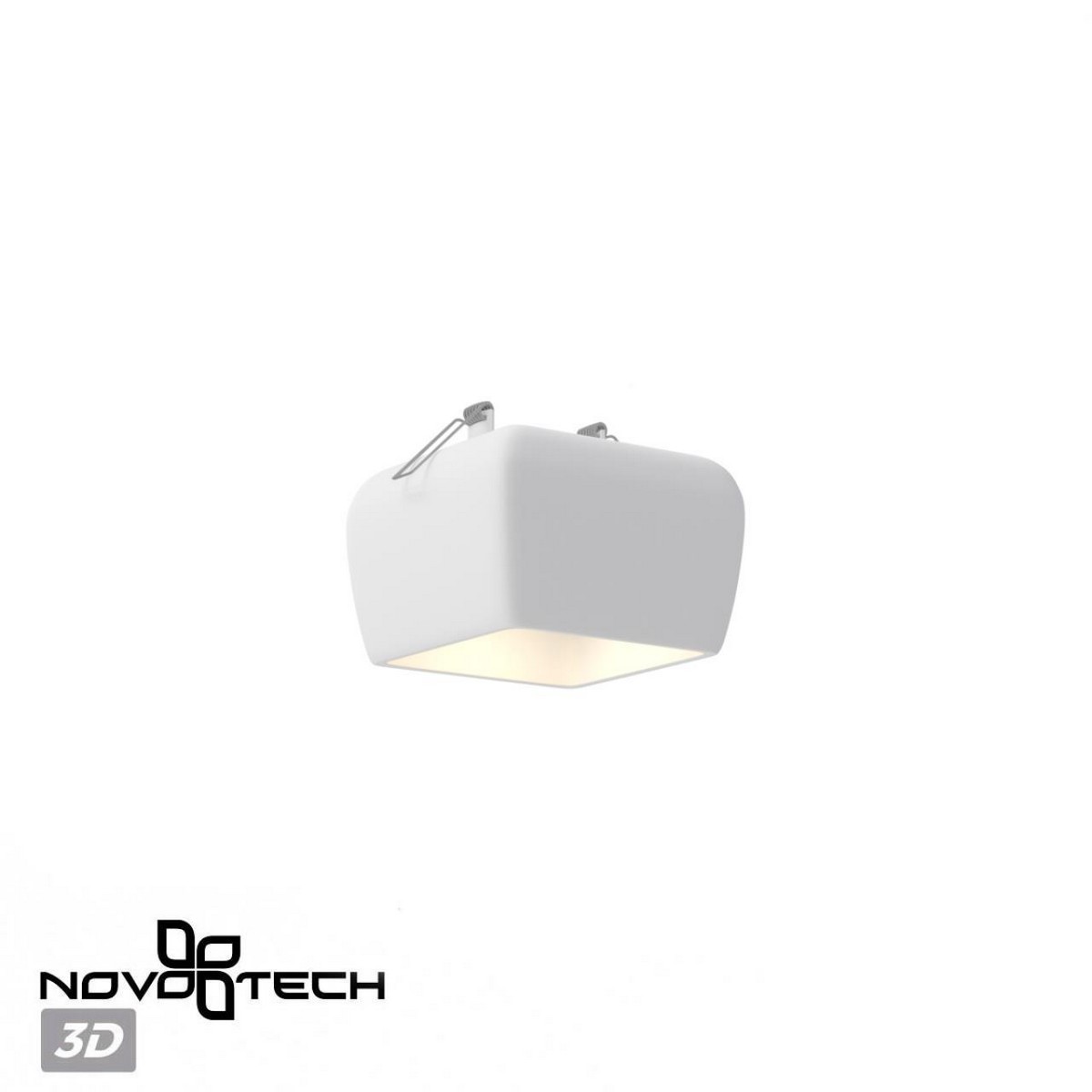 Светильник встраиваемый NOVOTECH YESO 370981 гипсовый под покрску
