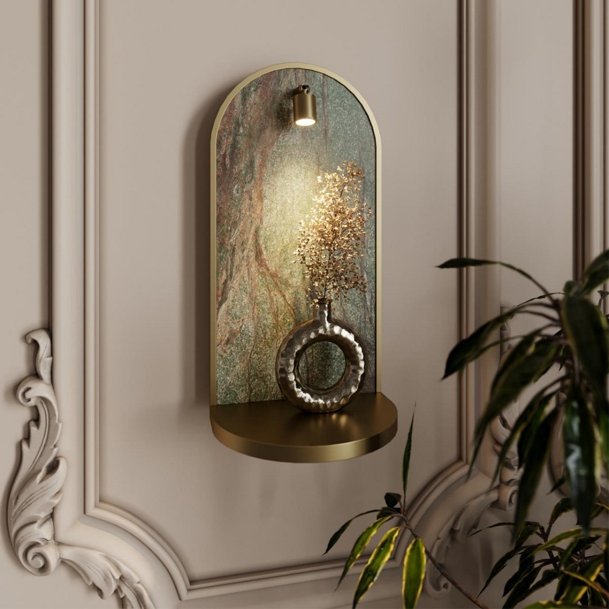 Настенный светильник ODEON LIGHT 7175/3WL GIARDINO