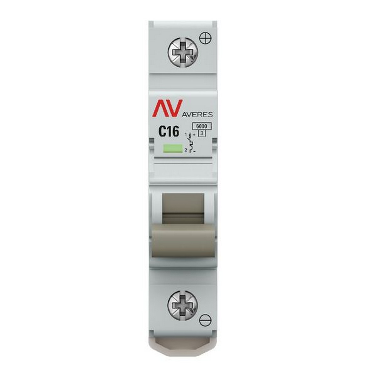 Автоматический выключатель EKF AVERES AV-6 DC 1P 16A (C) 6kA mcb6-DC-1-16C-av