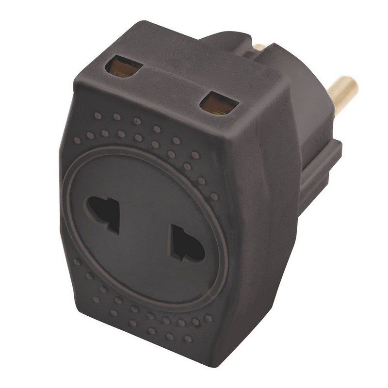 Разветвитель сетевой 3-местный компактный б/з STEKKER ADP10-16-20 250V 10A IP20 черный 39295