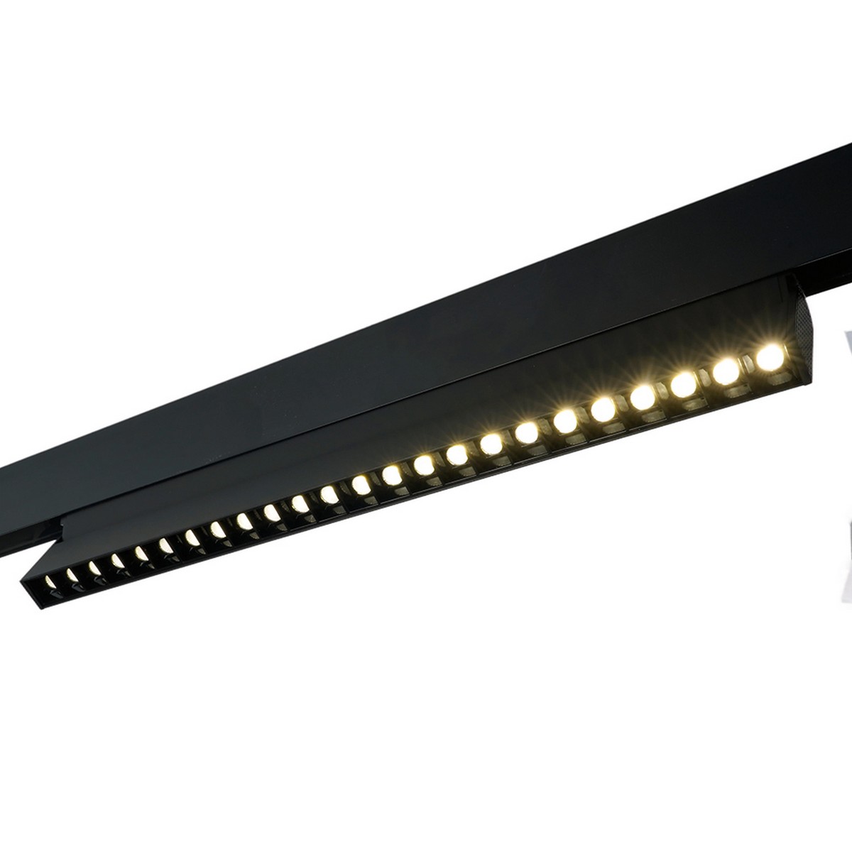 Светильник светодиодный Feron MGN301 трековый низковольтный 12W 2700К 30 гр черный LensFold 51015