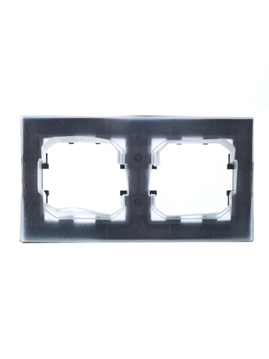 Рамка IEK BRITE 2-местная IP44 РУ-2-БрШ-44 шампань BR-M22-44-K37