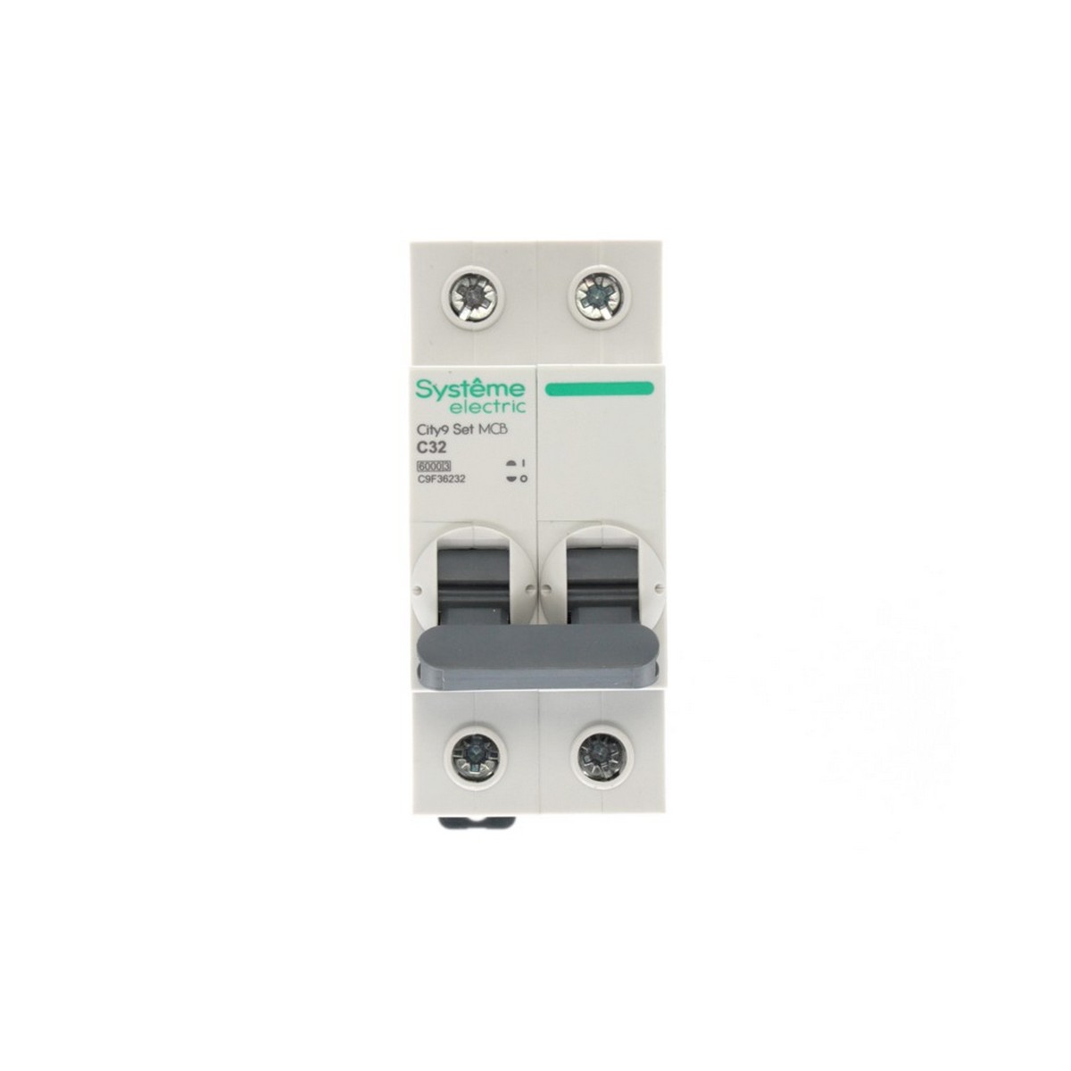 Автоматический выключатель Systeme Electric City9 Set (АВ) С 32А 2P 6kA C9F36232