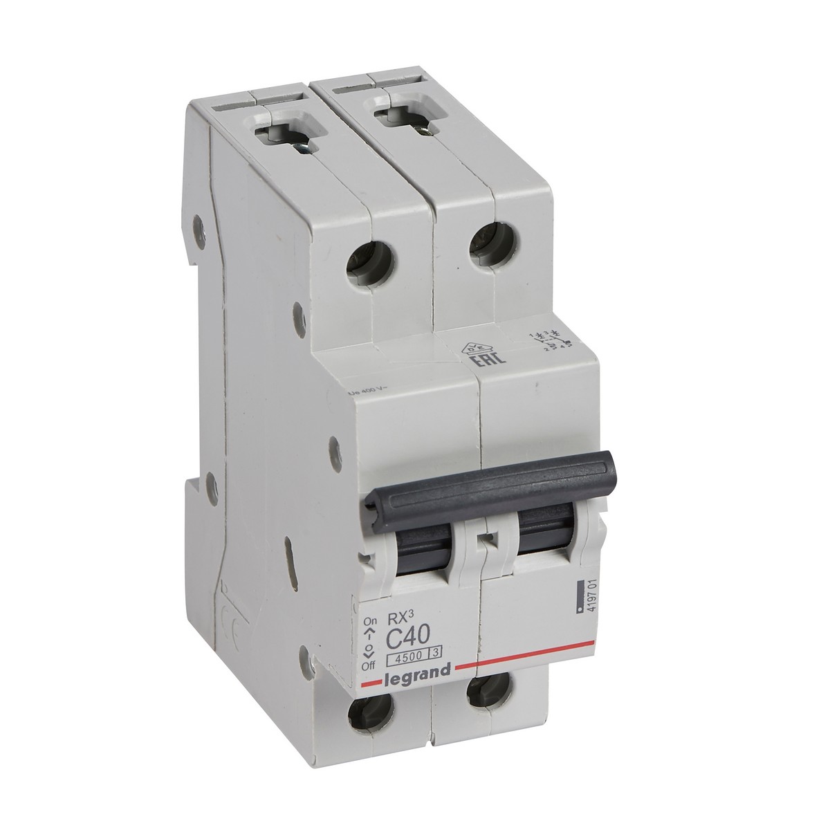 Автоматический выключатель Legrand RX3 2P 40A (С) 4,5kA 419701