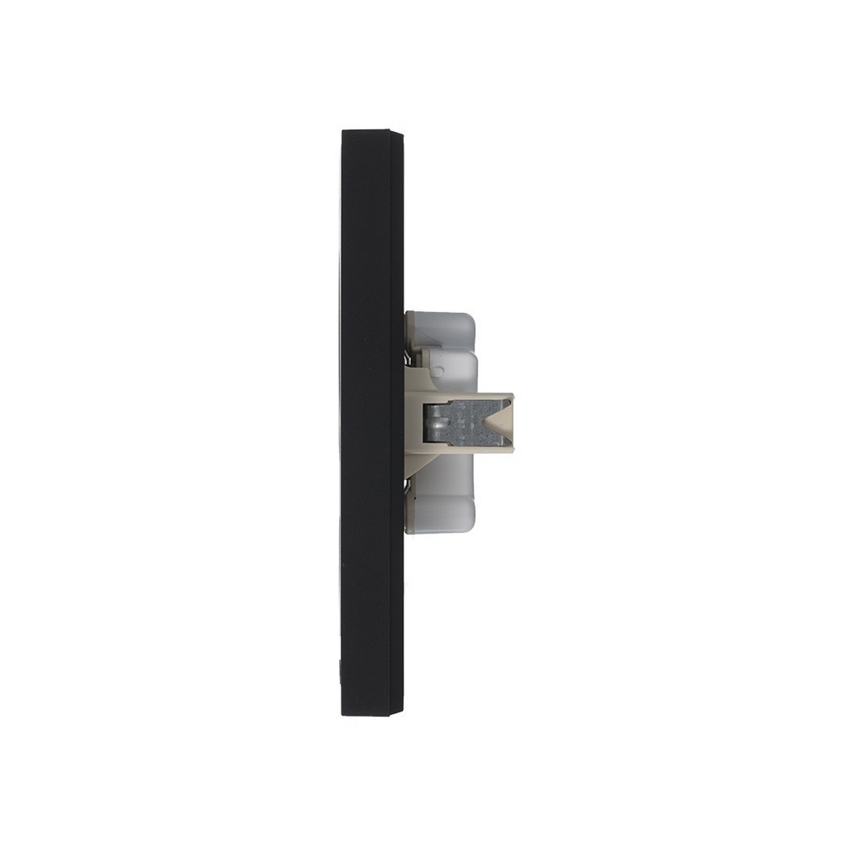 Розетка Systeme Electric AtlasDesign Карбон б/з двойная, 16А, в сборе ATN001020