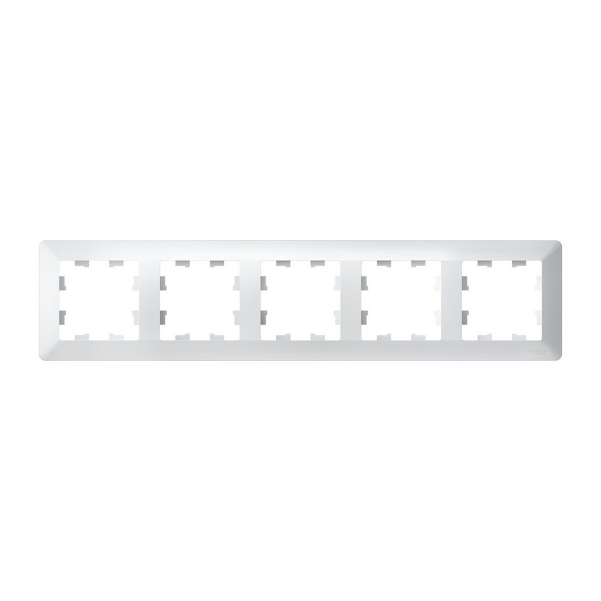 Рамка Systeme Electric AtlasDesign Air Белый/дымчатый белый 5-ая ATN220105