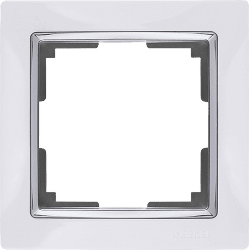 Рамка Werkel Snabb на 1 пост (белый/хром) W0011901