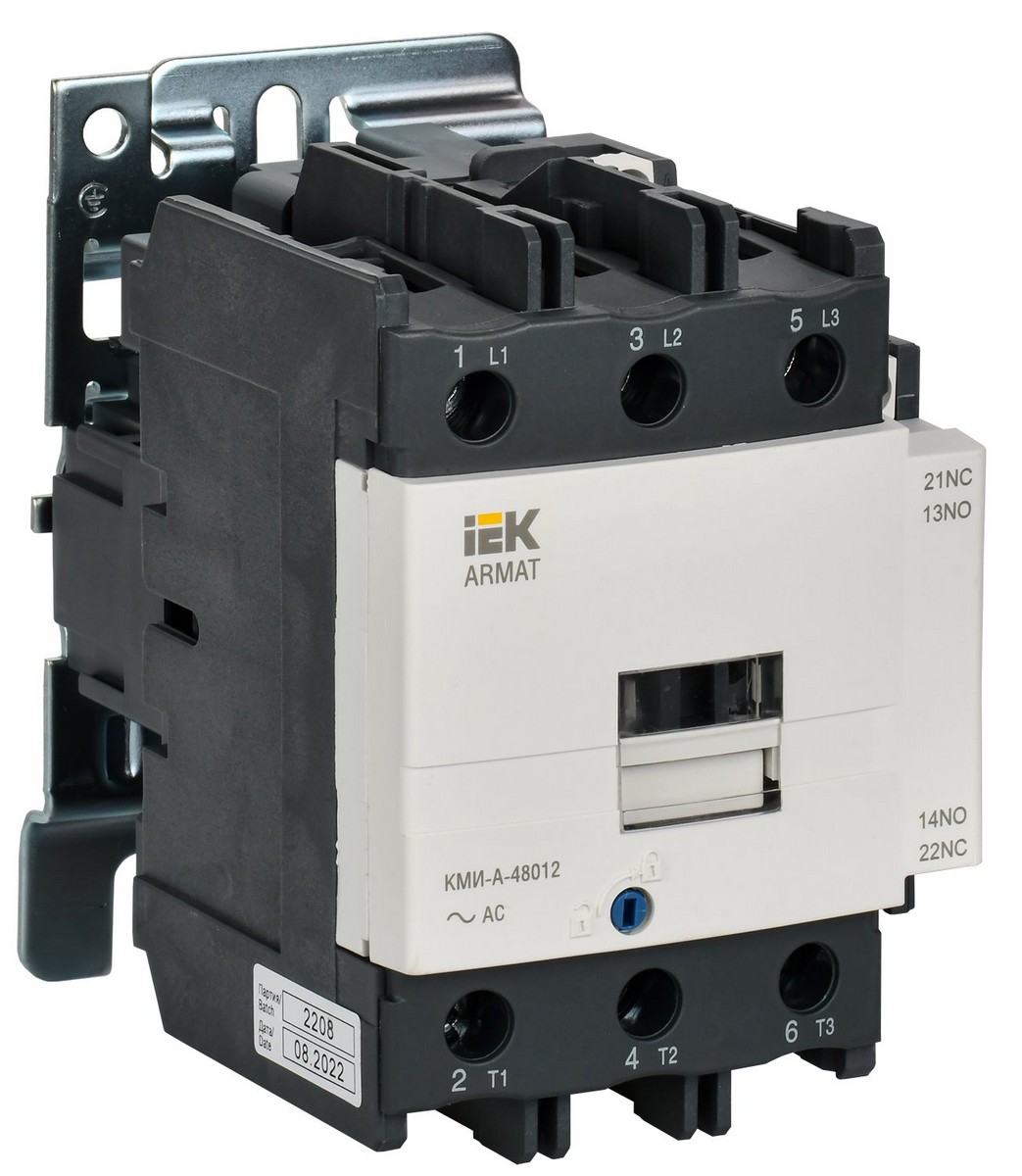 Контактор IEK ARMAT КМИ-А-48012 LC1D 80А 230В/АС3 1НО/1НЗ AR-ACC-41-080-230-11