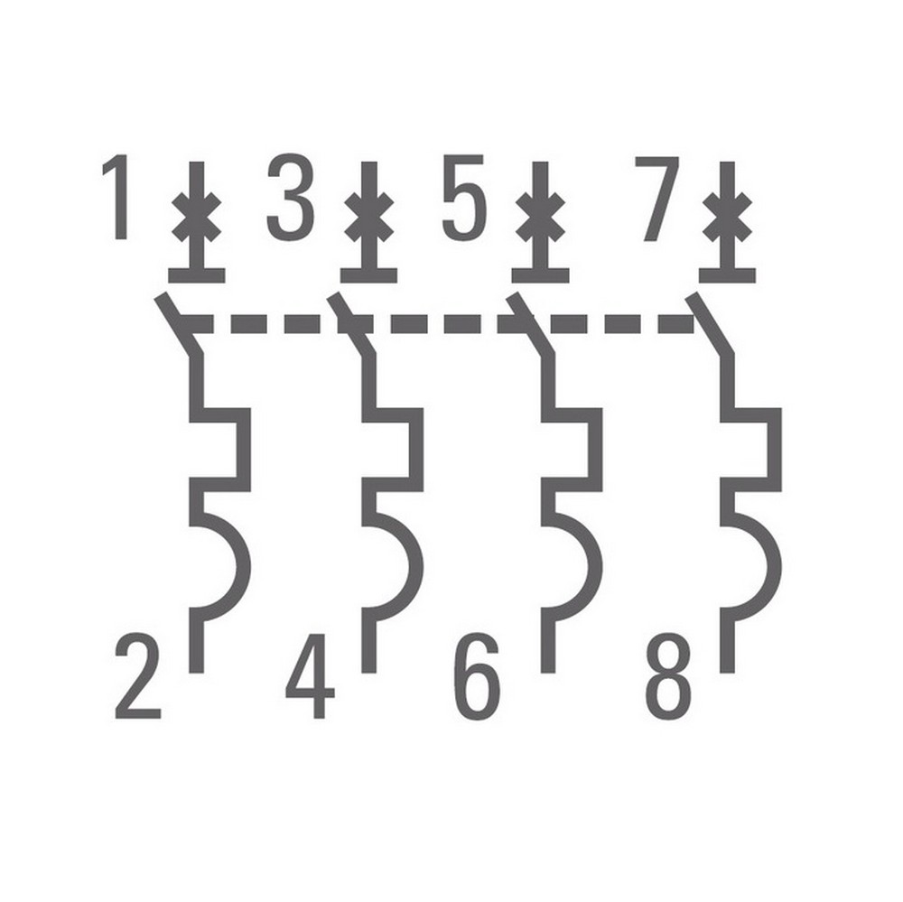Автоматический выключатель EKF PROxima ВА 47-63 4P 50А (С) 4,5kA mcb4763-4-50C-pro