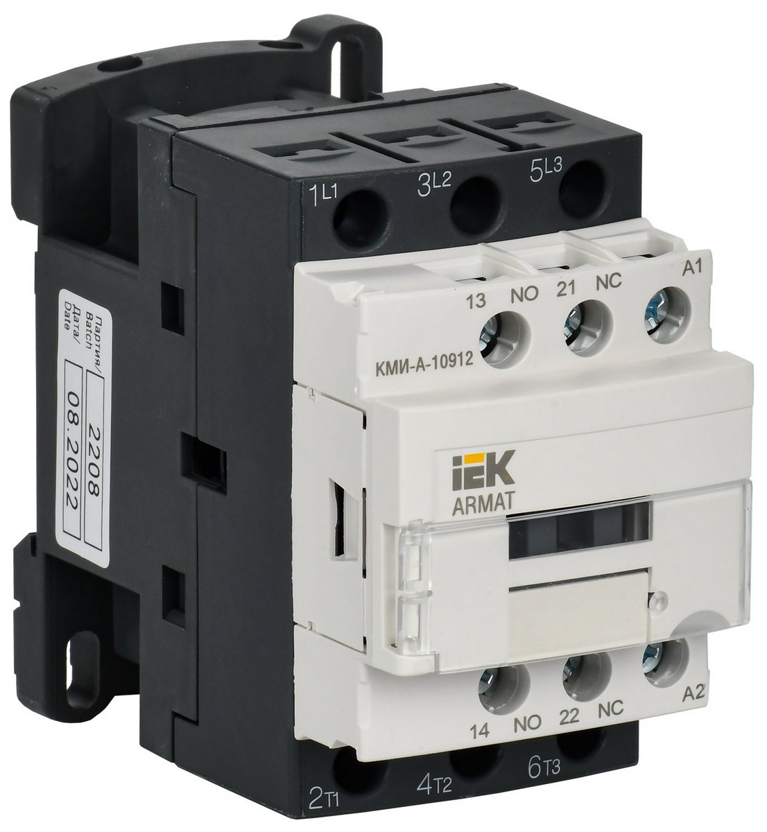 Контактор IEK ARMAT КМИ-А-10912 LC1D 9А 230В/АС3 1НО/1НЗ AR-ACC-11-009-230-11