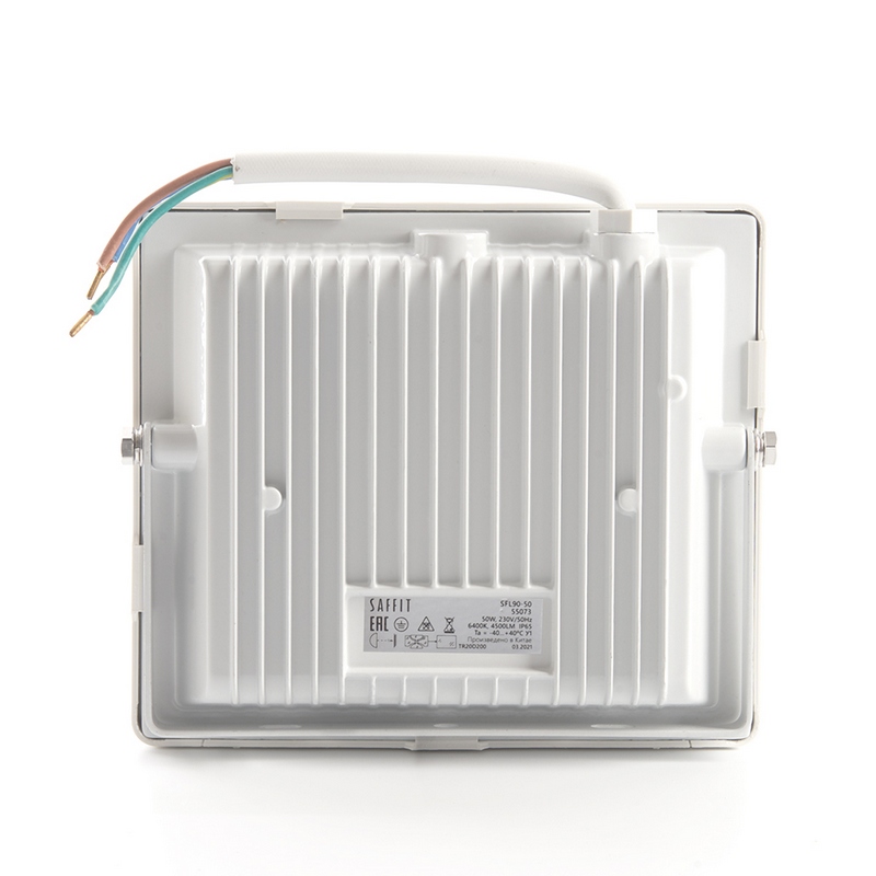 Светодиодный прожектор Saffit SFL90-50 50W Белый 6400K 55073