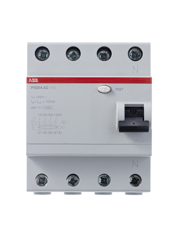 УЗО ABB FH204 4P 40A 100mA (AC) 2CSF204006R2400