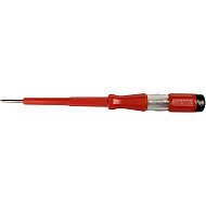Тестер напряжения STEKKER TST500-1 контактный 100-500V 4*190 мм красный 32861