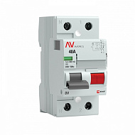 УЗО EKF Averes DV 2P 40А/300мА (AC) электромеханическое rccb-2-40-300-ac-av