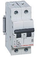 Автоматический выключатель Legrand RX3 2P 25A (С) 4,5kA 419699