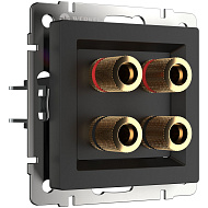 Акустическая розетка Werkel (черный матовый) W1185008 a051614