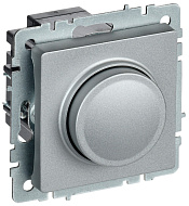 Светорегулятор IEK BRITE BASE Алюминий пов-наж. 600Вт СС10-1-0-БрА BR-D20-0600-K47