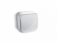 Кнопка Legrand Quteo 6A 1-клавишная белая  782205