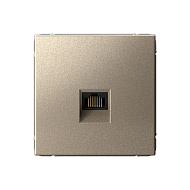 Розетка компьютерная Systeme Electric ArtGallery Шампань  RJ45 кат. 6A GAL000586