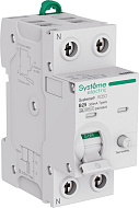 Дифференциальный автомат SE Systeme9 (АВДТ) 1P+N B 25A 6kA 300мА Тип-A S9D48625