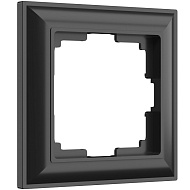 Рамка Werkel Fiore на 1 пост (черный матовый) W0012208